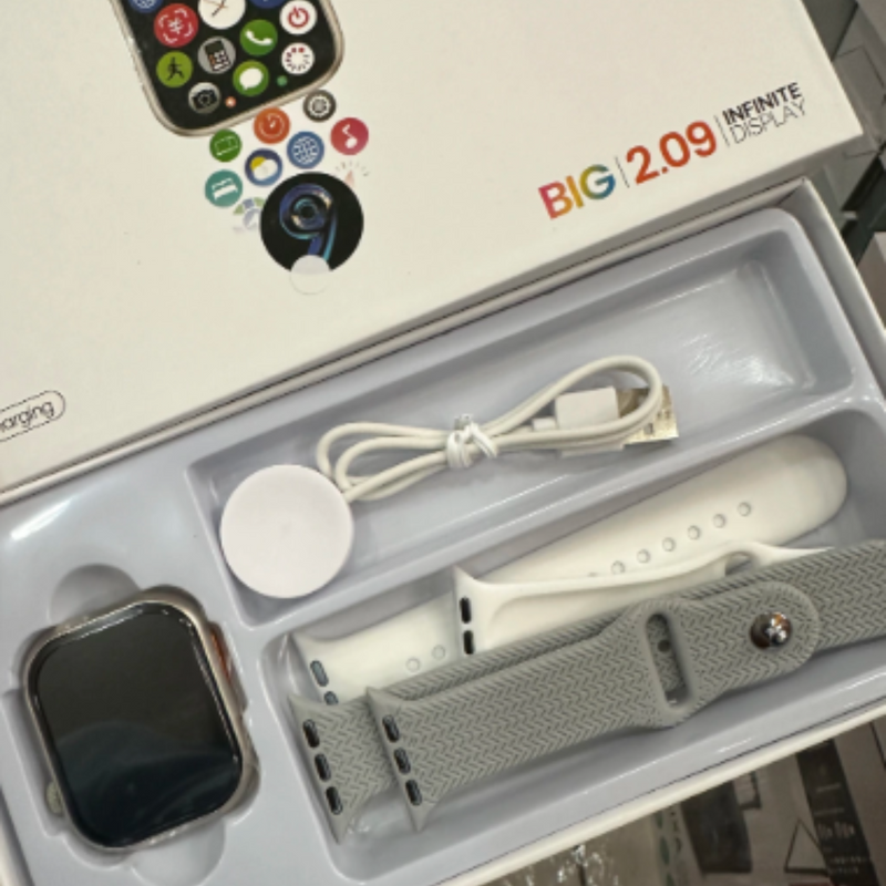RELÓGIO INTELIGENTE SMARTWATCH 49mm com 02 Pulseiras T20