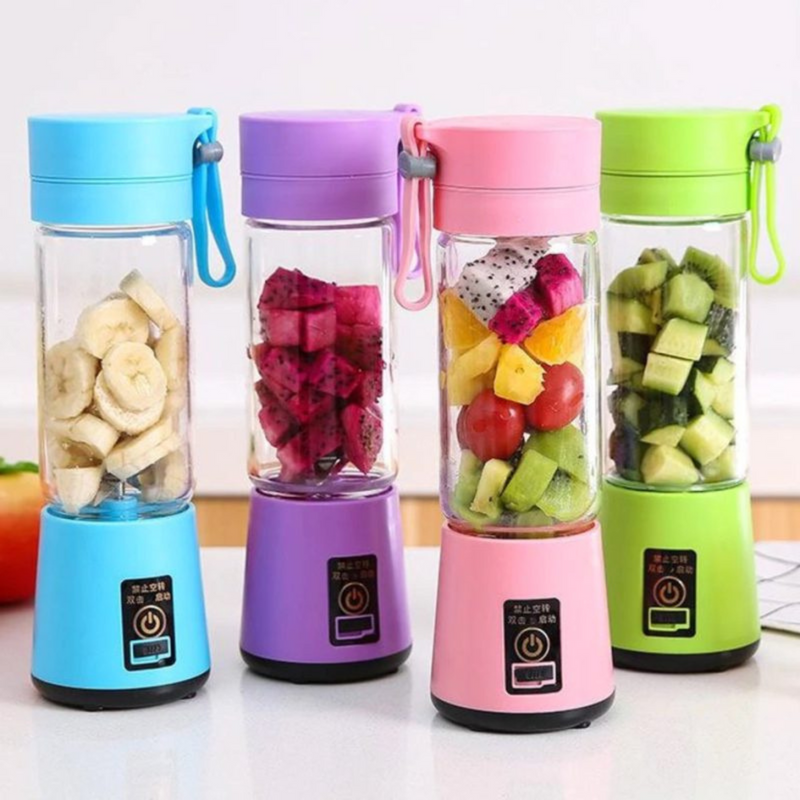 LIQUIDIFICADOR MIXER JUICE Garrafa Portátil USB Recarregável