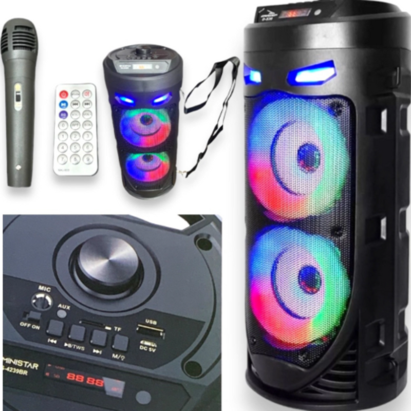 CAIXA DE SOM Bluetooth Amplificada