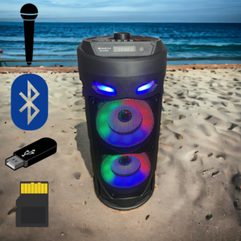 CAIXA DE SOM Bluetooth Amplificada