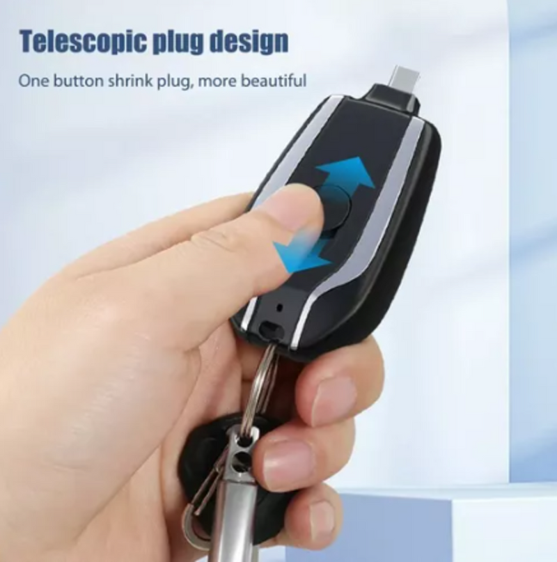 CHAVEIRO CARREGADOR PORTÁTIL PARA CELULAR