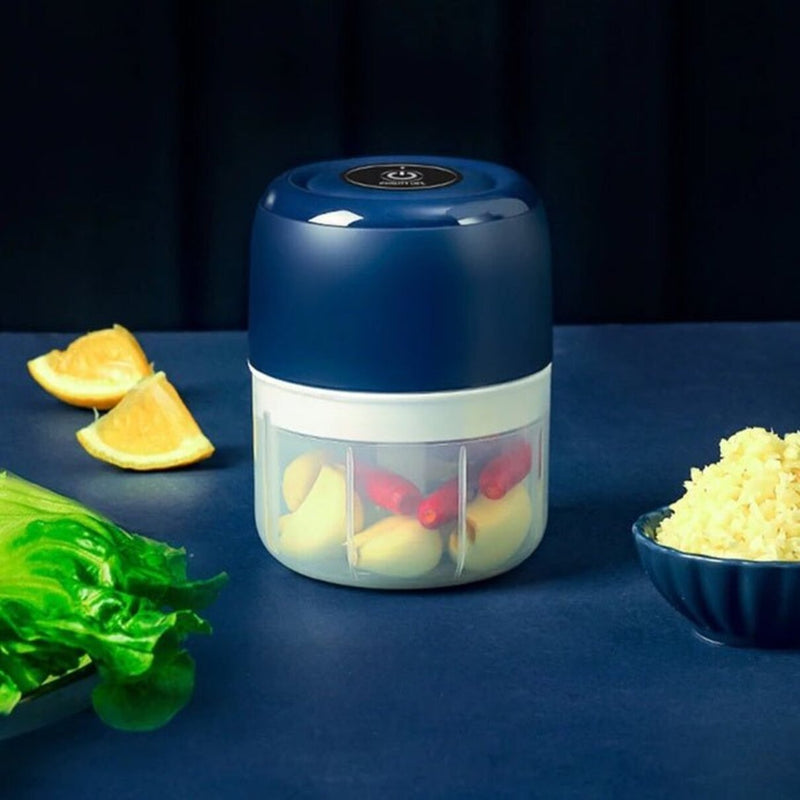 MINI PROCESSADOR TRITURADOR de Alimentos Alho Elétrico