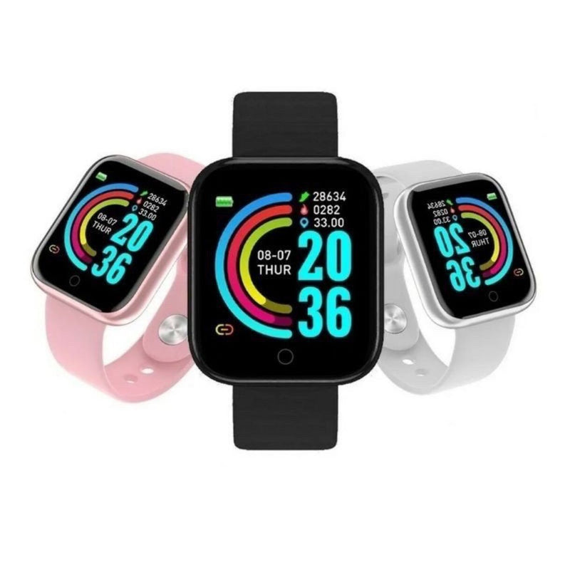 RELÓGIO INTELIGENTE SMARTWATCH D20 Bluetooth para IOS e Android